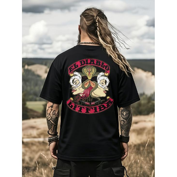 A Short-sleeved Crew Neck T-shirt From Litfiba Showcasing The Logo Of An Italian Band This Casual Shirt Is Perfect for Any Season Ideal for Music