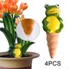 4 шт. колышек для полива растений в форме лягушки