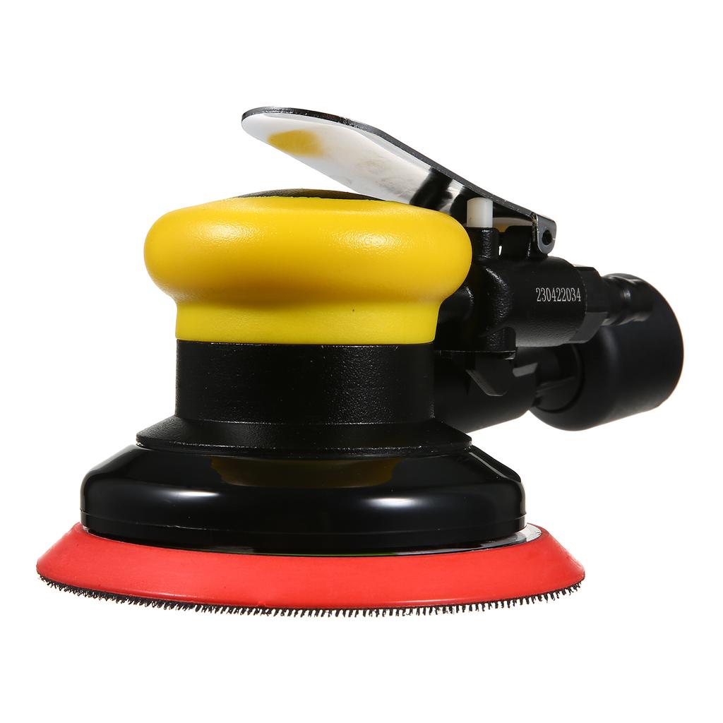 Air Random Orbital Sander 5'' Vacuum Air Sander Non-vacuum Pneumatic Sandpaper Polished Grinding
