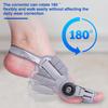 Toe Corrector Adjustable Splint Toe Straightener Wrap Breathable Ingrown Toe Correction Tool Day/Night Use Pain Relief Toe Support Straightener