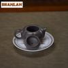 150ml Retro Yixing Purple Clay Teapots Handmade Cold Riverpot Raw Ore Green Gray Section Mud Kettle Zisha Tea Set Accessories