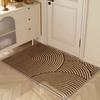 Simple PVC Wire Ring Entry Door Mat Dirt Resistant Door Entrance Door Non-slip Mat 3D Visual Foot Mat