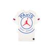 Jordan Футболка с логотипом X Paris Saint-Germain, белая/королевская/красная, мужская уличная одежда BQ8384-100