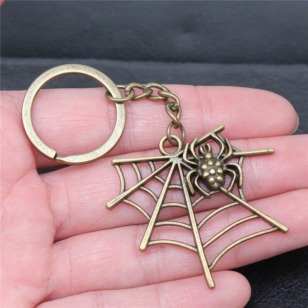 Брелки с летучей мышью-пауком, аксессуары для ключей своими руками из металла