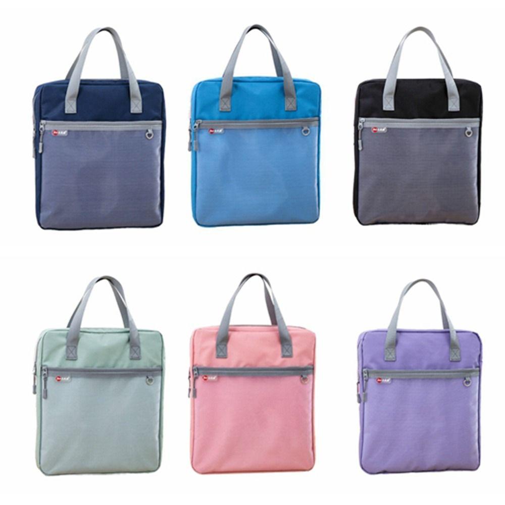 Portable A4 File Organizer Handheld Art Storage Bag Lightweight Document Storage Bag for Students