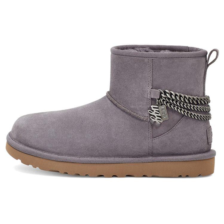 UGG Классические Мини-Цепи 'Пурпурно-Серые' Женские 1123668-SHA
