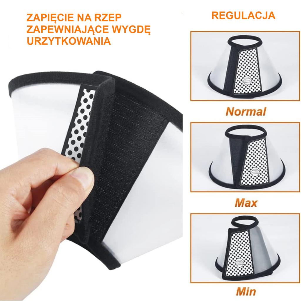 Kołnierz Ochronny, Pooperacyjny Dla Psa, Kota M 28-34 Cm Bubu Pets