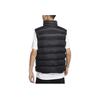 Jordan Solid Color Print Logo Zip Vest Men Outerwear Black CN4268-015