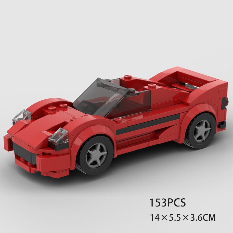 MOC Racing Sports Car Vehicle City Speed Champion Racer Technique Building Blocks Brick Set Supercar Kids Toys Boys Gifts NSX