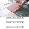 3PCS Plastic Folding Ruler White 10 Fold Foldable Measuring Stick Clear Scale Lightweigh Linear Measurement Tools Carpentry