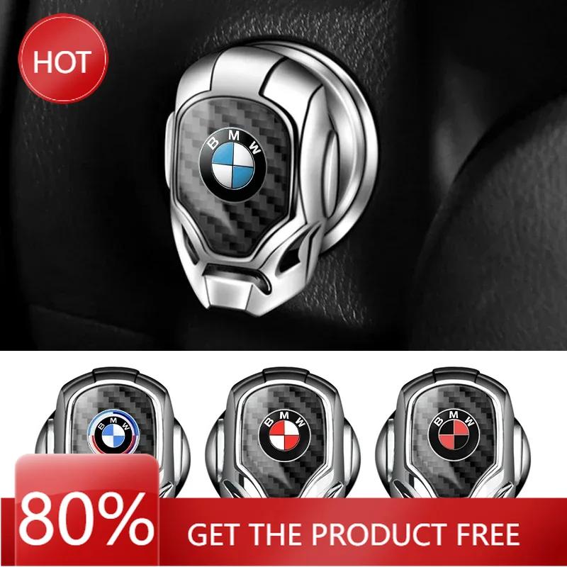 2025 Hot Car One-click Start Protective Cover Interior Button Decoration Sticker For BMW M E36 E92 E87 E30 E46 E91 F31 X5 E53 E3