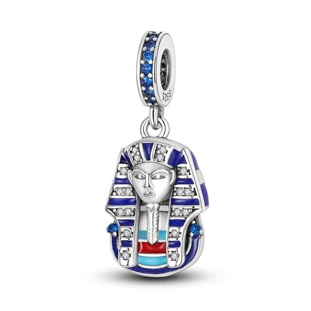 Подвески Plata De Ley 925, серебряная подвеска с голубыми глазами и девственницей, подвеска в виде океана, оригинальная подвеска, подходит для женщин, юбилейные ювелирные изделия «сделай сам»