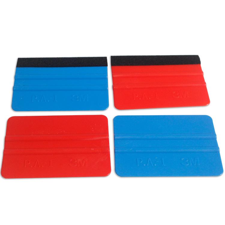 Car Film Scraper Tool Kit with M-Cloth Belt and Square Scraper