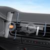 Магнитное двойное автомобильное крепление для телефона с силой 66 фунтов для надежного удержания, вращение на 360 градусов, компактный дизайн, подходит для большинства автомобилей