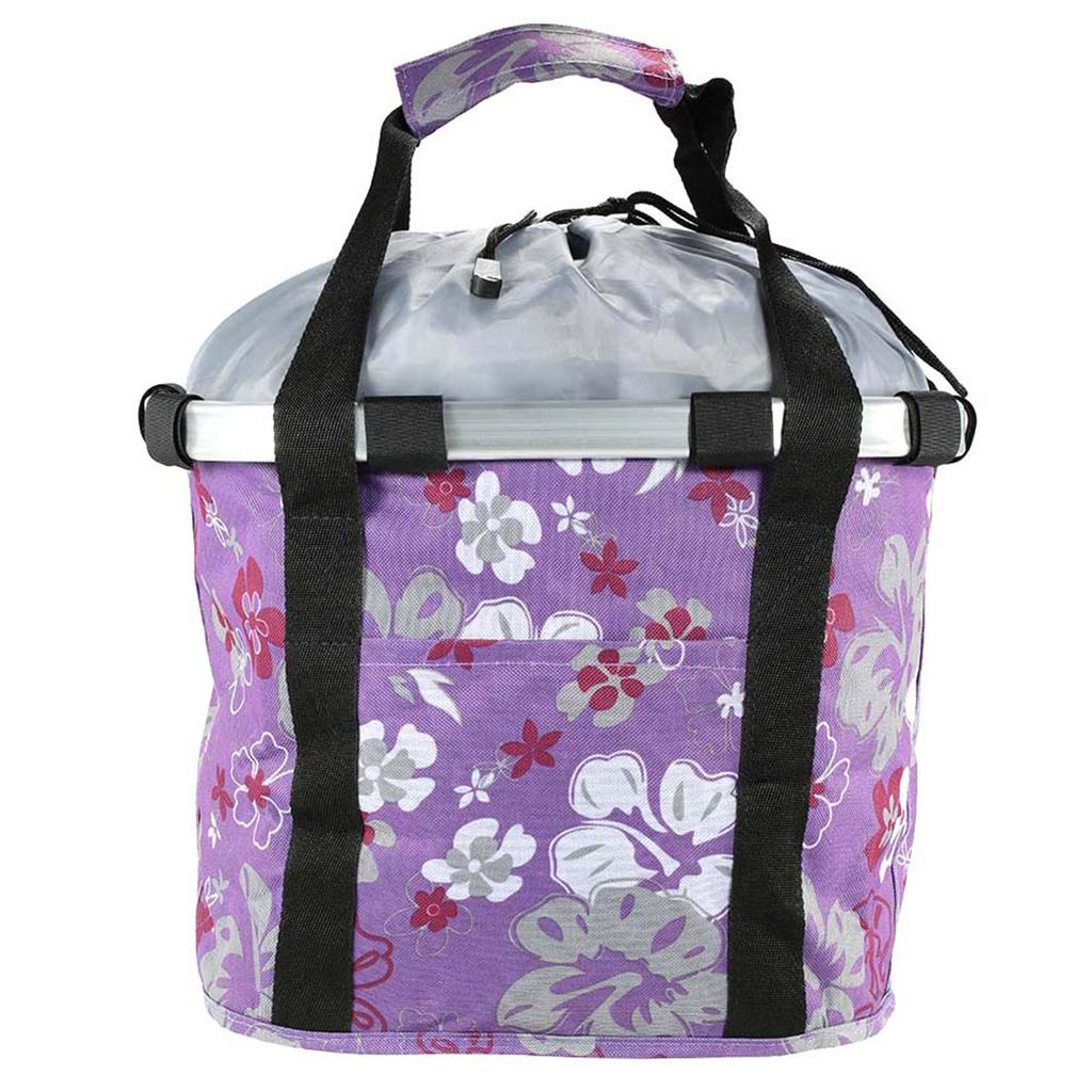 Велосипедная съемная велосипедная передняя парусиновая корзина, сумка-переноска для домашних животных, рама из алюминиевого сплава