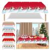 137x274cm Xmas Table Decor Disposable Christmas Tableware Christmas Tablecloth New Year 2024