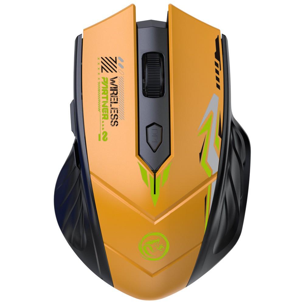 Wireless Luminous Gaming Mouse - Mecha Style Silent Bluetooth for Office & Esports