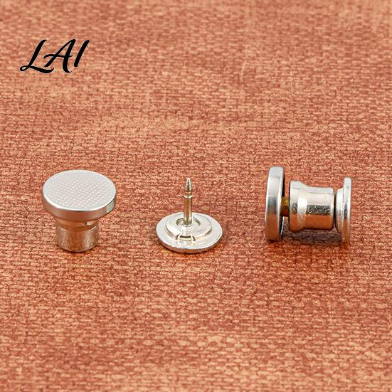 Clothing Adjustment Accessory 2Pcs Pants Leg Shortening Pin No Sew Button Pin for Sewing Free Pins Shirt Sleeves Trousers Hems Removable Reusable