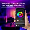 360° Светящаяся RGB Музыкальная Ритм-Лампа Светодиодная Напольная Лампа, Активируемая Звуком, Настольная Атмосферная Лампа для Игровой Комнаты Спальни