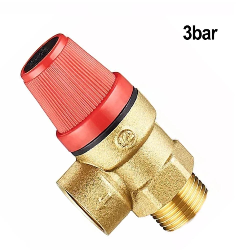 Efficient Pressure Control Drain Switch Color Gold Brass Safety Valve Industrial Use