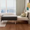 Modern Wooden Single Bed Rack Frame with Headboard Bedroom Decoration Furniture