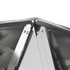 Plant Pot Silver 50 x 50 x 50 cm Galvanized Steel