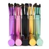 5PCS/ Set Cylinder Wooden Handle Eye Shadow Makeup Brush Small Set Brush 5 Eye Brush Makeup Pen Beauty Makeup Tools