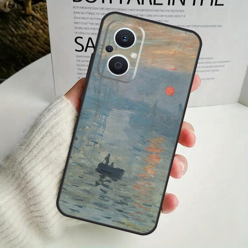 Чехол с рисунком Клода Моне для OPPO Reno 11F 10 Pro 4 5 6 7 8 Lite 4Z 5Z 8T OPPO Find X6 X5 Pro X2 X3 Neo Cover