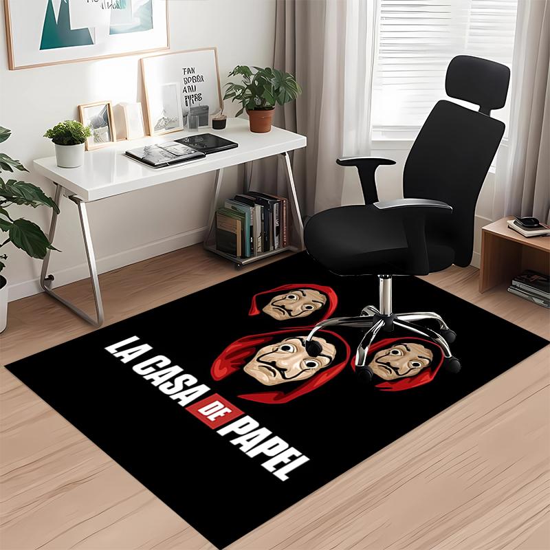 La Casa De Papel Printed Carpetrugfor Office Chair Living Room Bedroom Kitchen Room Decor Gifts