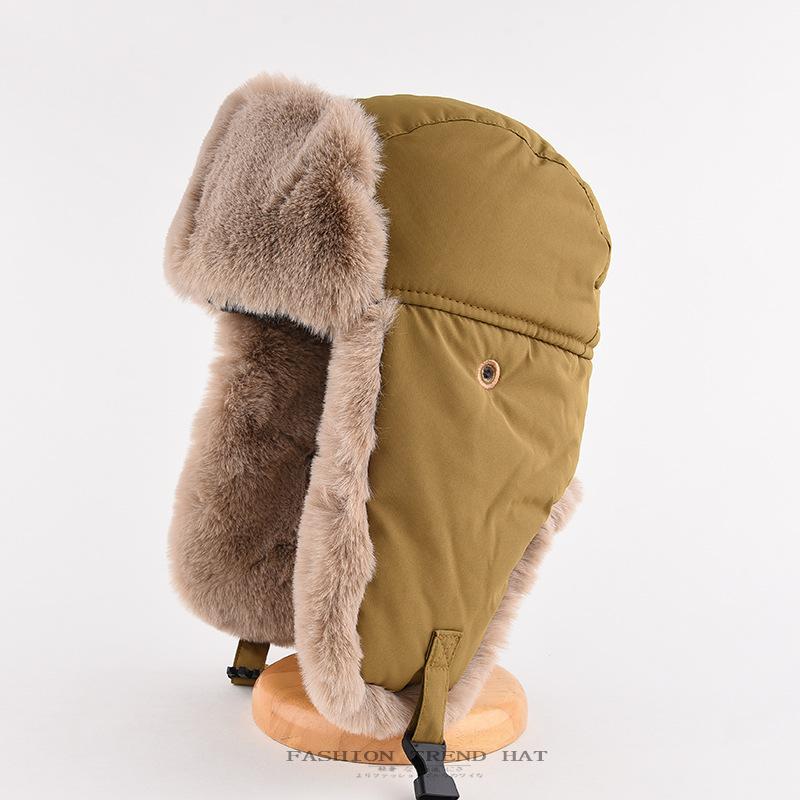 Хлопковая шапка мужская зимняя утолщенная теплая защита ушей кепка Lei Feng женская велосипедная водонепроницаемая локомотивная холодная кепка