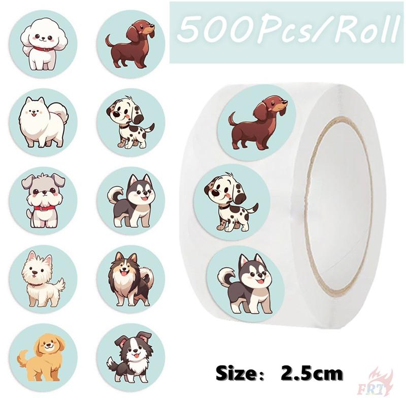 500 шт./рулон Q Pet Dogs Kids Rewards Stickers - DIY Scrapbooks Декор Альбом Запечатывание Этикетки Наклейки
