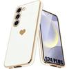 Protective Case - BOOLING - for Samsung Galaxy S24 Plus - Flexible TPU - Heart Pattern - Scratch-Resistant