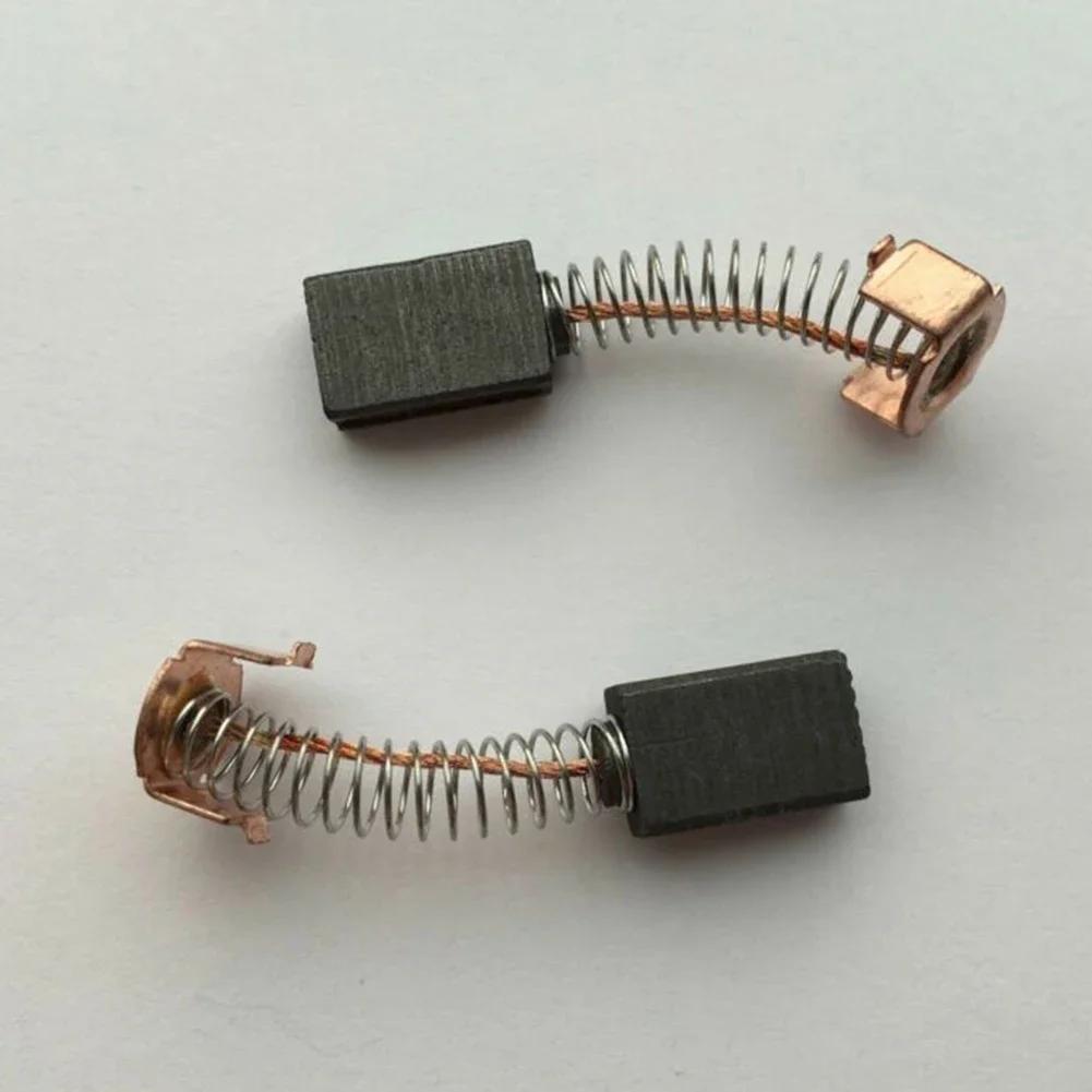 2pcs Carbon Brushes Metal 12mm*8mm*5mm Electric Motor Parts For Power Tools Angle Grinder Accessories Carbon Brush