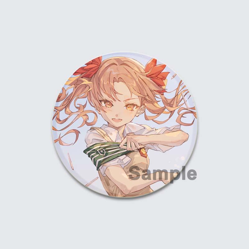 32/44/58 мм A Certain Scientific Railgun HD Брошь Значок Аниме Мультяшная Фигурка Мисака Микото/Ваннай Кинухо Круглые Демонстрационные Булавки Ювелирные Изделия Подарки