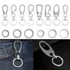 High-Quality Real Titanium Lettering Keychain Men Keychains Jewelry Holders EDC Key Rings