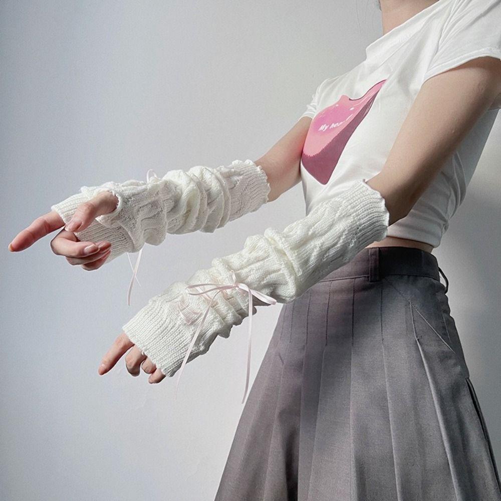 Перчатки с длинными запястьями и накладными рукавами, варежки без пальцев, перчатки до локтя, перчатки с половиной пальцев для Spice Girls 2000 года