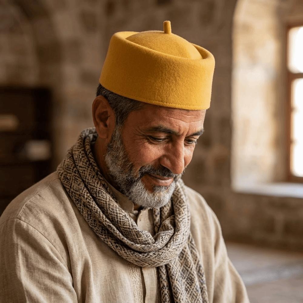 Fashion Eid Prayer Hats Traditional Beret Hat Soft Ethnic Prayer Caps  Cultural Festival