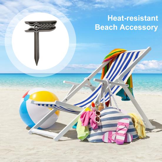 Держатель для коврика для пикника, большой зажим для пляжного полотенца, яркий цвет, противоскользящий дизайн, компактная конструкция, легкий зажим для полотенца для кемпинга