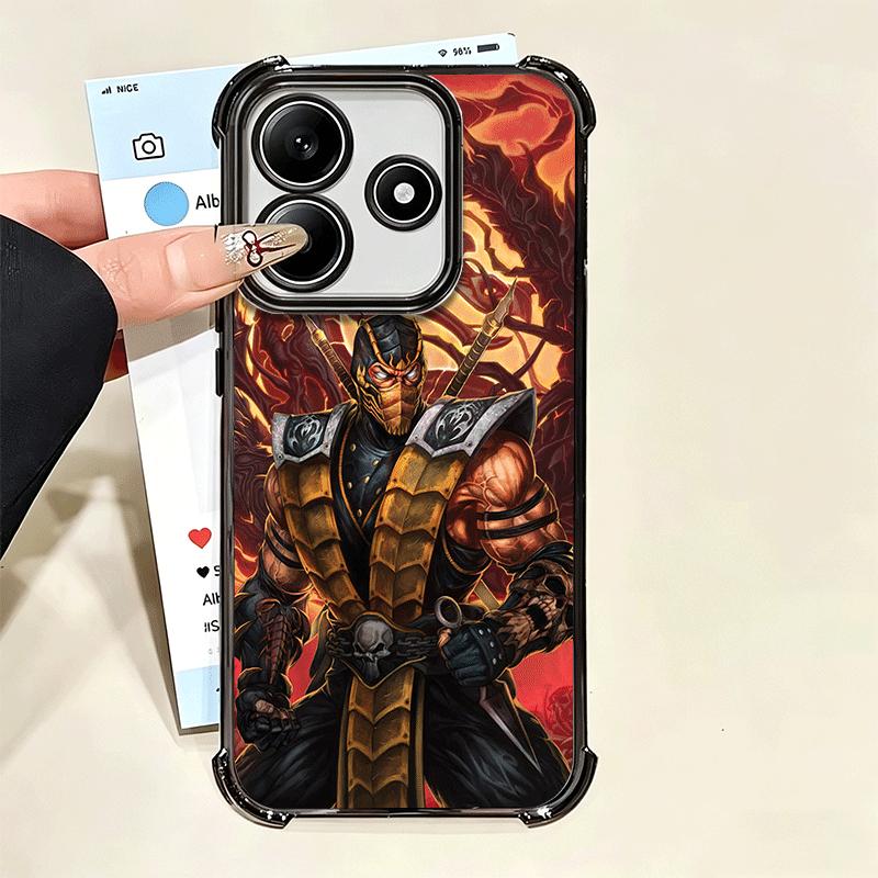 Mortal Kombat Game Soft Phone Case For Xiaomi Poco X7 X8 Pro Max X6 X5 X3 F8 Ultra F7 M8 M7 M5S Redmi 15C 15A 15 14C 13C 12C 13