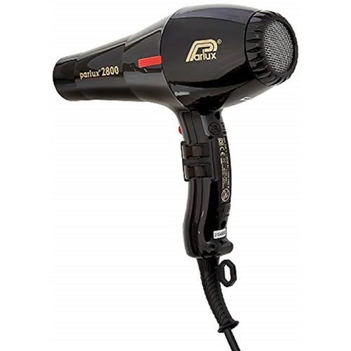 PARLUX Sèche-cheveux - 2800 Professional - Débit d'air 67 m3/h - 1760 W - Noir