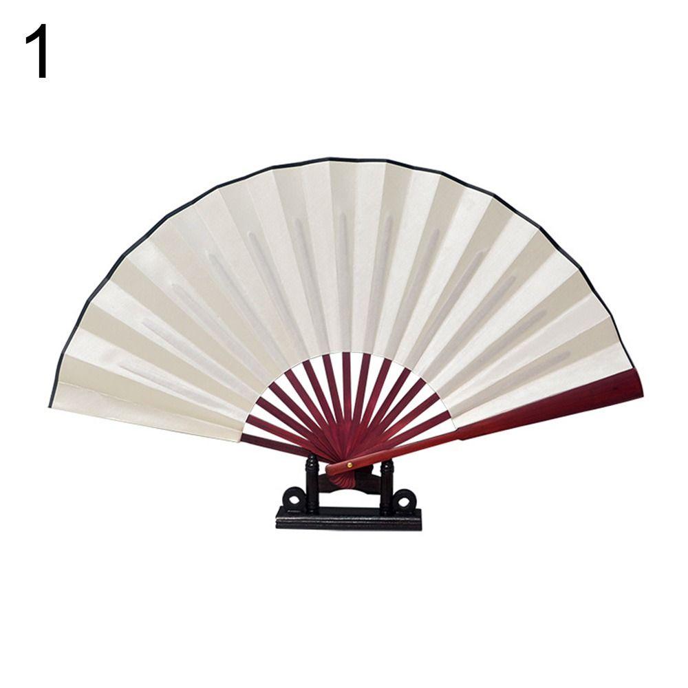 48 см Китайский Тай Чи Декор для свадебной вечеринки Складной сценический веер Веер для йоги Веер для кунг-фу Пластиковый веер из кости