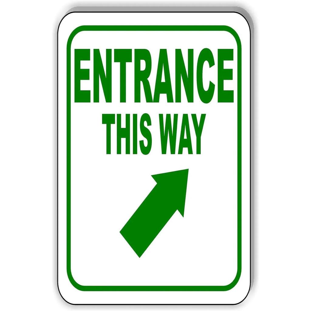 Винтаж Выход Вход Поворот Стрелка Металлические Оловянные Вывески Плакаты Пластины Настенный Декор для Баров Гараж Кафе Клубы Пабы Ретро Плакат Табличка