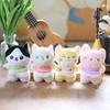 Cute Cute Kitten Pendant Plush Toy Doll Little Fox Bag Hanging Keychain Rag Doll Doll