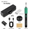 Комплект портативного паяльника USB 5 В 15 Вт для домашней сварки и штамповки пластика