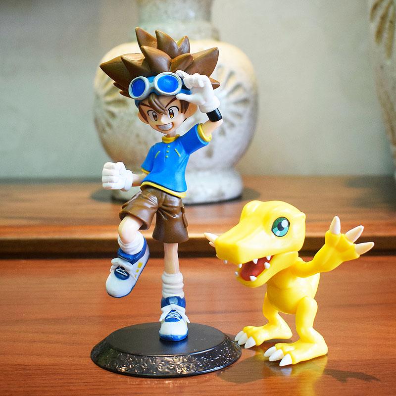 Digimon Adventure Figure Candy Toys Agumon Gabumon Patamon Gatomon Action Figure Model Collectible Doll Ornament