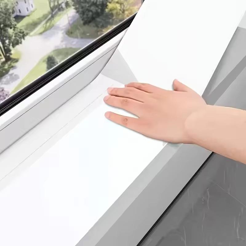1 шт. 30 см x 5 м Жемчужная пленка Белые водостойкие обои Комната DIY Самоклеящиеся Шкаф Кухня Высокий блеск Наклейка на мебель Стена