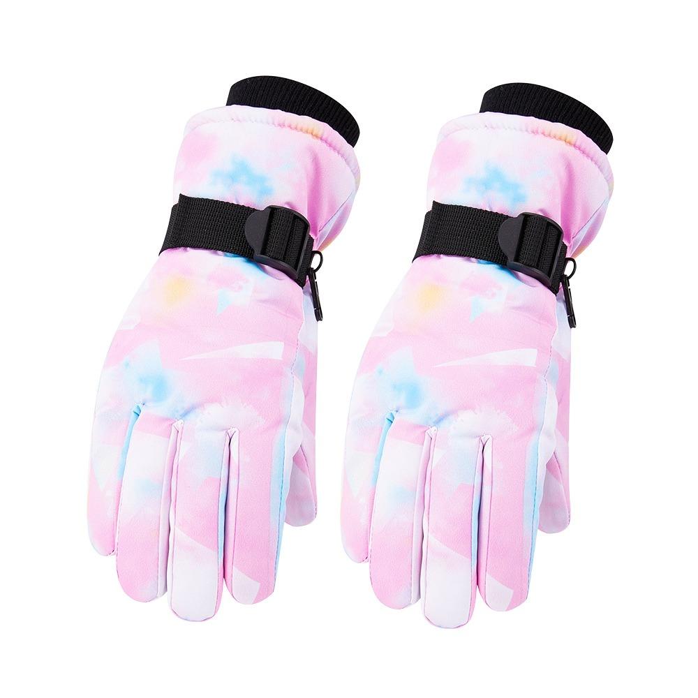 Warm Children Ski Gloves Waterproof Kids Winter Mittens Cute Snow Gloves Snow Snowboard