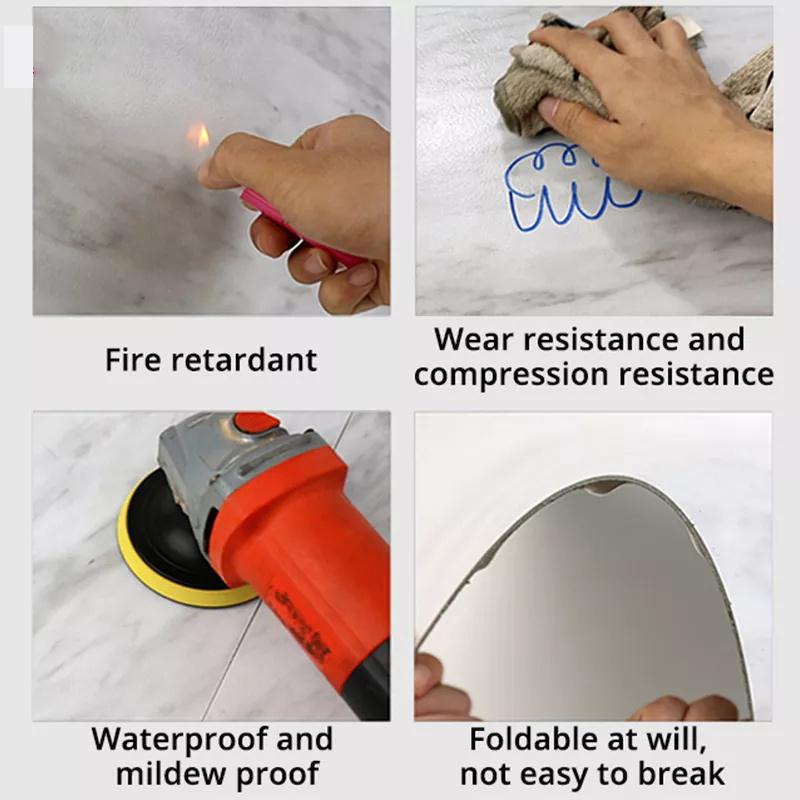 1 шт. 30*30 см имитация плитки мрамор самоклеящаяся водонепроницаемая наклейка на стену ванная комната кухня гостиная украшение дома