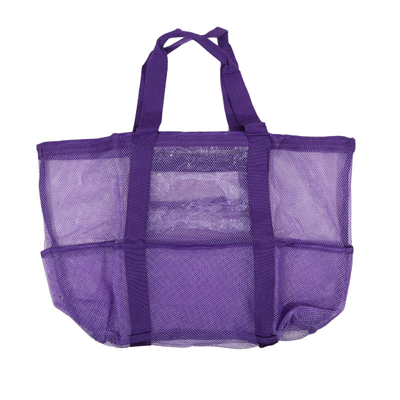 Пляжные сумки для женщин, летние, для путешествий, сетчатая сумка-тоут с большим внутренним карманом, песозащитная, плетеная, на плечо, ручная сумка