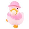 Stress Ball Duck Squeezy Bubbles Reduce Anxiety Soft Stretchy Ball for Children and Adults Pink